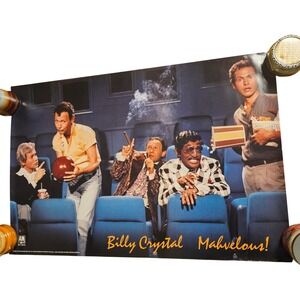 Billy Crystal Mahvelous! Vintage 1985 Record Comedy Album Promo Poster 24x36 A&M